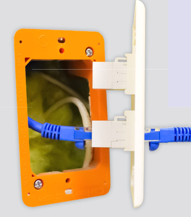 CAT6 Keystone Style RJ-45 Feed-Through Couplers — diagram 3