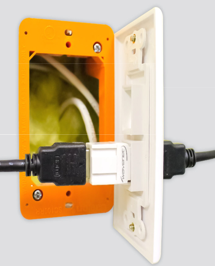 HDMI Keystone Style Feed-Through Coupler — diagram 2